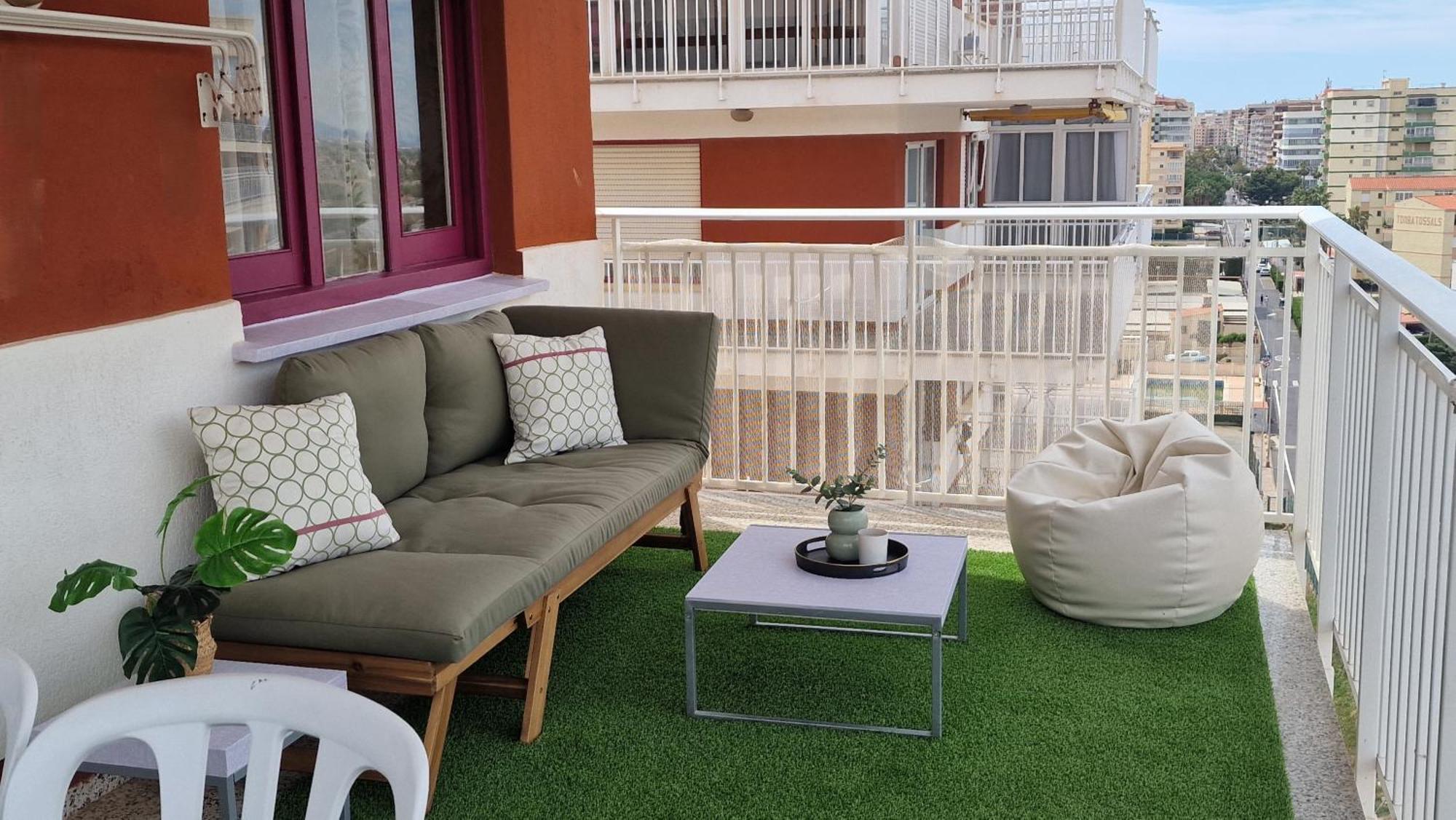 Incredible Seafront With Sunrise And Sunset Views Apartment Benicassim Exterior photo