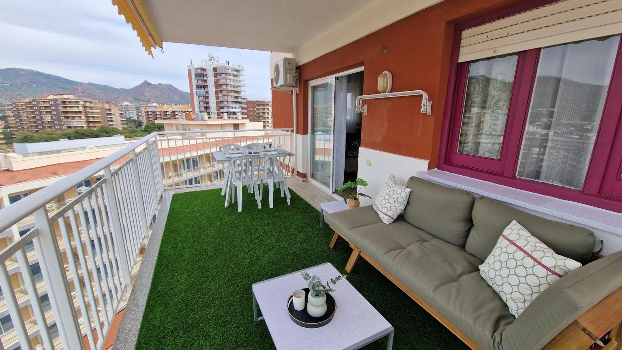 Incredible Seafront With Sunrise And Sunset Views Apartment Benicassim Exterior photo