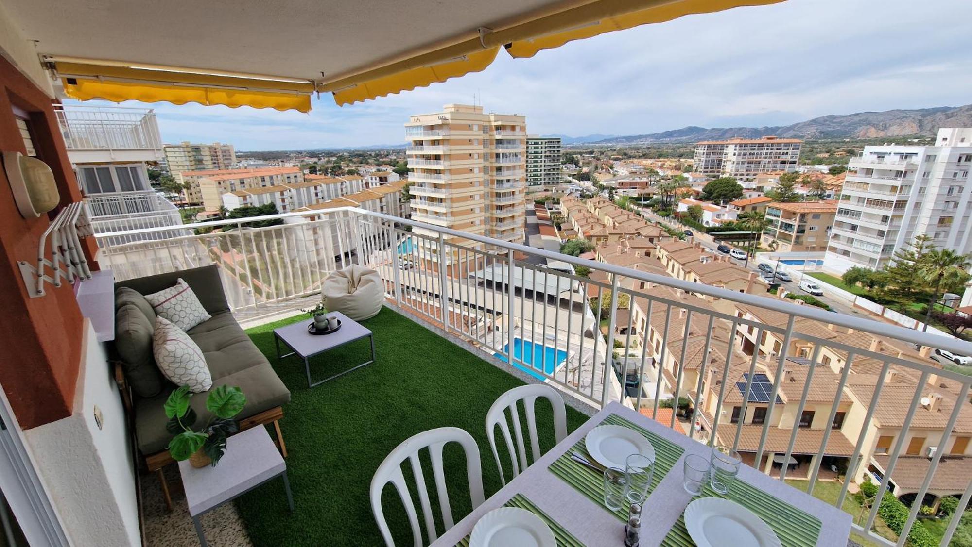 Incredible Seafront With Sunrise And Sunset Views Apartment Benicassim Exterior photo